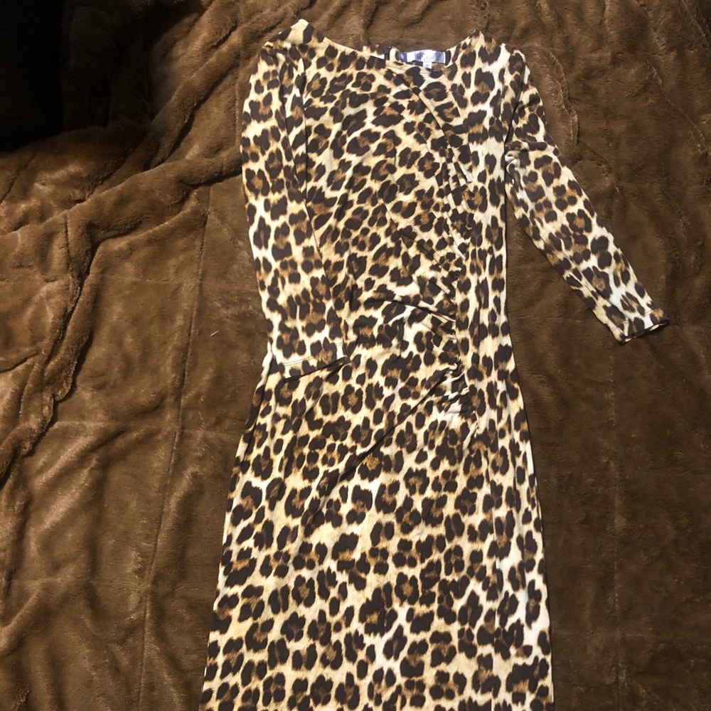 Jennifer Lopez leopard print dress